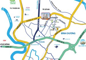 Vị trí Bcons Garden