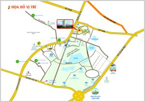 Vị trí chung cư Bcons Bee