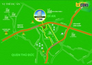 Vị trí chung cư Bcons Polygon